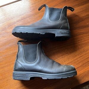 Blundstone kids 531 Classic Black Boots pull on water-resistant leather sz 4